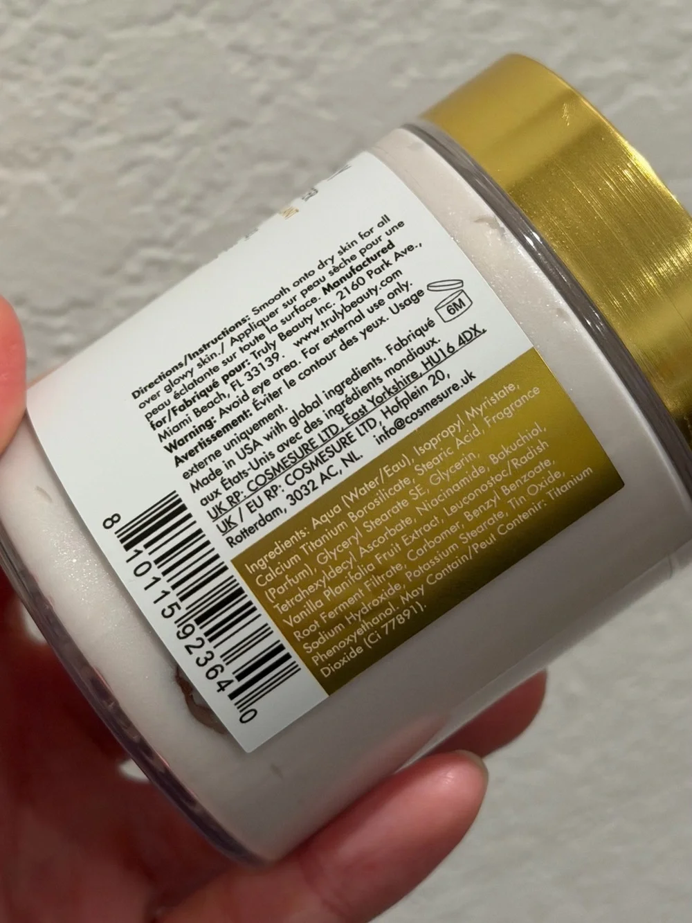 Truly Vanilla Baby Luxury Shimmer Body Butter